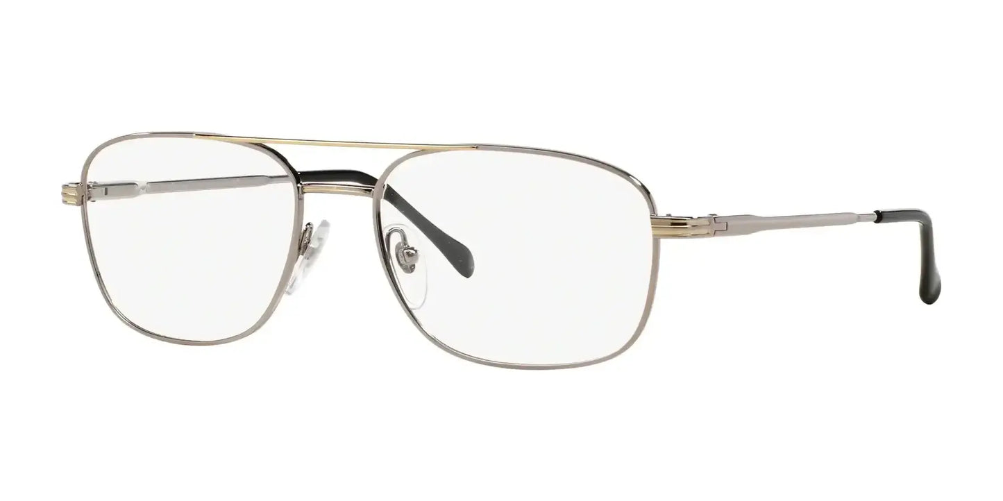 Sferoflex SF2152 Eyeglasses Silver Gold