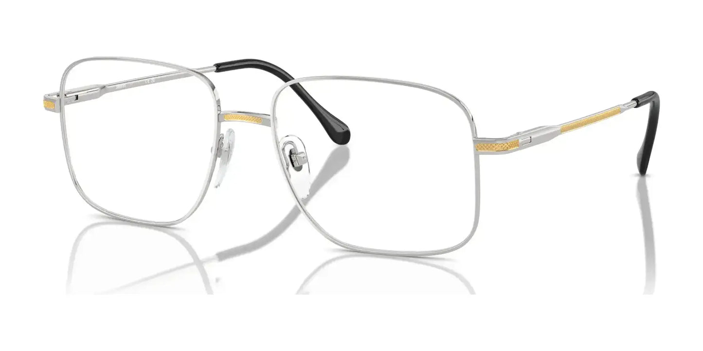 Sferoflex SF2298 Eyeglasses Shiny Chrome With Gold Part