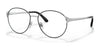 Sferoflex SF2601 Eyeglasses / Top Black On Shiny Silver №526 / Size 52