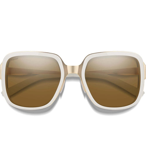 Smith Optics AVELINE Sunglasses / White Gold / Polarized Brown