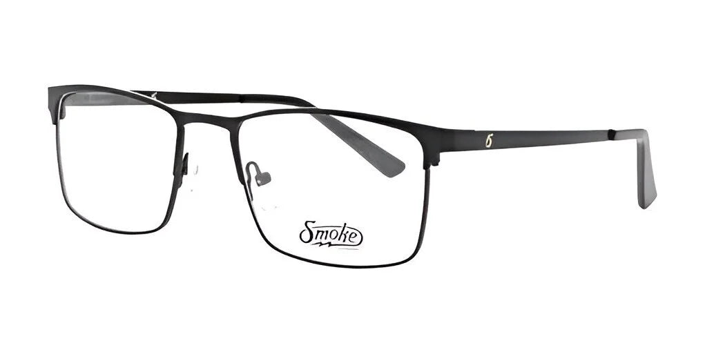 Smoke PART Eyeglasses Black Non Prescription