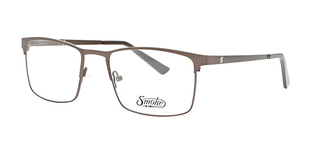 Smoke PART Eyeglasses Brown Non Prescription