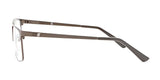 Side view of the Smoke PART Eyeglasses in Size 53, featuring sleek thin rims, metal temples, and clear lenses with UV protection.