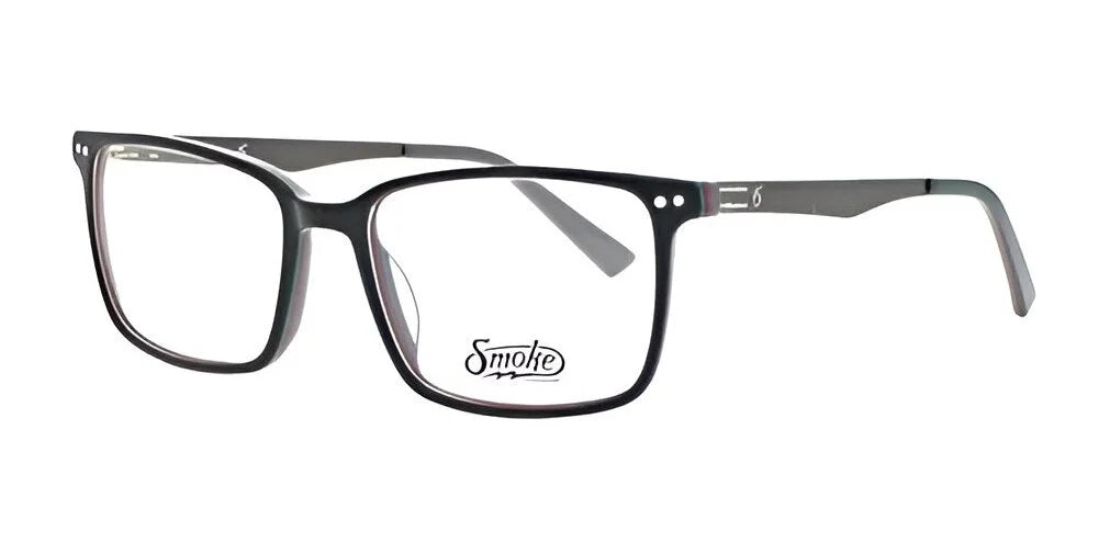 Smoke ROCKET Eyeglasses Black Green Red Non Prescription