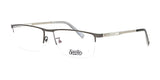 Smoke ROUGHED UP Eyeglasses Gunmetal Non Prescription