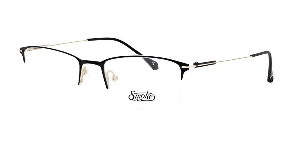 Smoke TRIPLE CROWN Eyeglasses Black Non Prescription