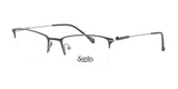 Smoke TRIPLE CROWN Eyeglasses Shiny Gunmetal Non Prescription