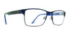 SPY WARREN Eyeglasses | Size 56 / Matte Dark Navy/Blue