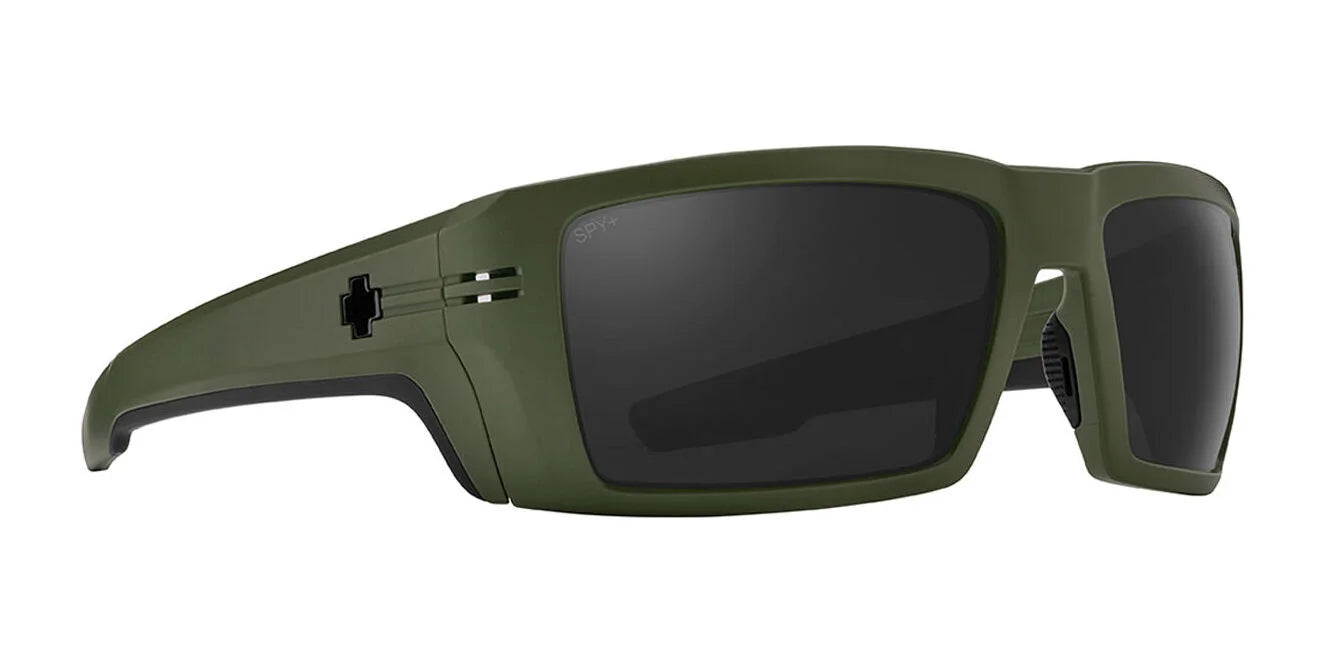 SPY REBAR Safety Glasses ANSI RX Matte Army Green / Happy Gray