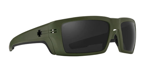 SPY REBAR Safety Glasses / Size 62 / ANSI RX Matte Army Green / Happy Gray