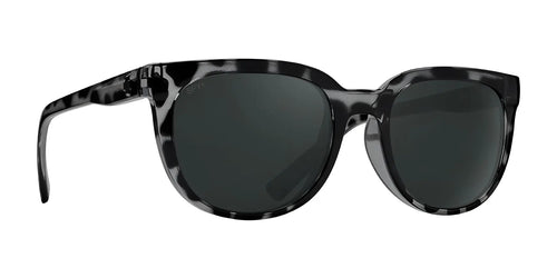 SPY BEWILDER Sunglasses / Size 54 / Black Marble Tort / Happy Gray Green with Black Spectra Mirror