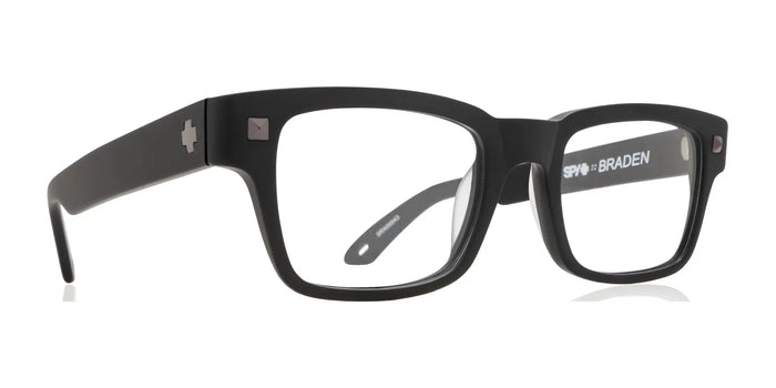 SPY BRADEN Eyeglasses | Size 49 / Black Matte