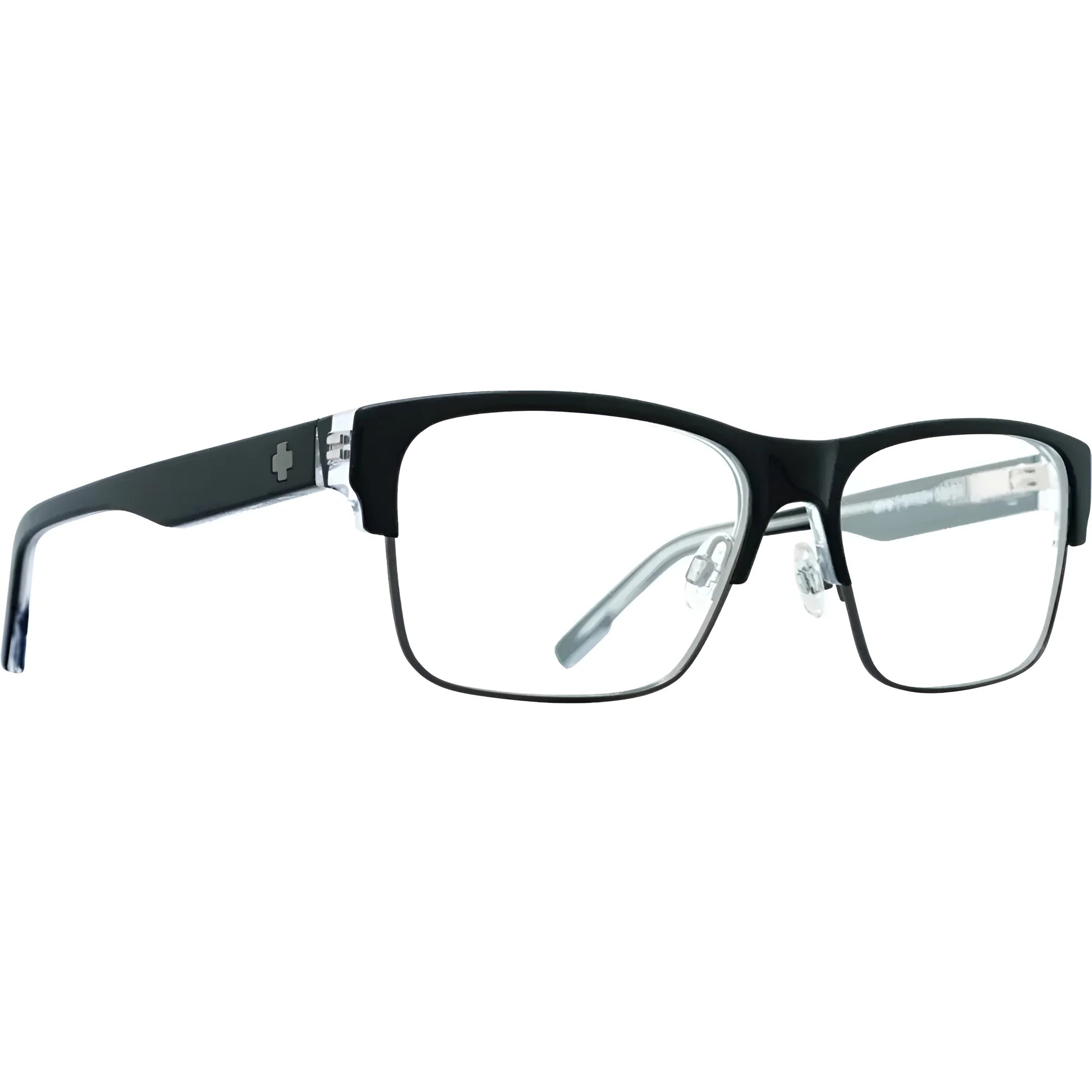 SPY BRODY 50/50 Eyeglasses Black Clear Gunmetal