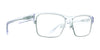 SPY BRODY 50/50 Eyeglasses / Crystal Matte Silver / Size 59