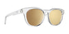 SPY CEDROS Sunglasses | Size 53 / Crystal / Happy Bronze with Gold Spectra Mirror