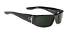 SPY COOPER Sunglasses / Soft Matte Black / Happy Boost Polar Black Mirror / Size 59