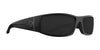 SPY COOPER XL Sunglasses | Size 64 / Matte Black / Happy Gray Green