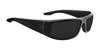 SPY COOPER XL Sunglasses | Size 64 / Matte Black / Happy Gray Green