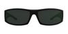 SPY COOPER XL Sunglasses | Size 64 / Matte Black / Happy Gray Green