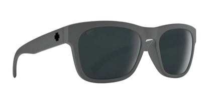 SPY Crossway Sunglasses Matte Gray / Gray Polar with Black Spectra Mirror