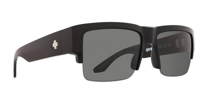 SPY CYRUS 50/50 Sunglasses | Size 57 / Black / Happy Gray Green