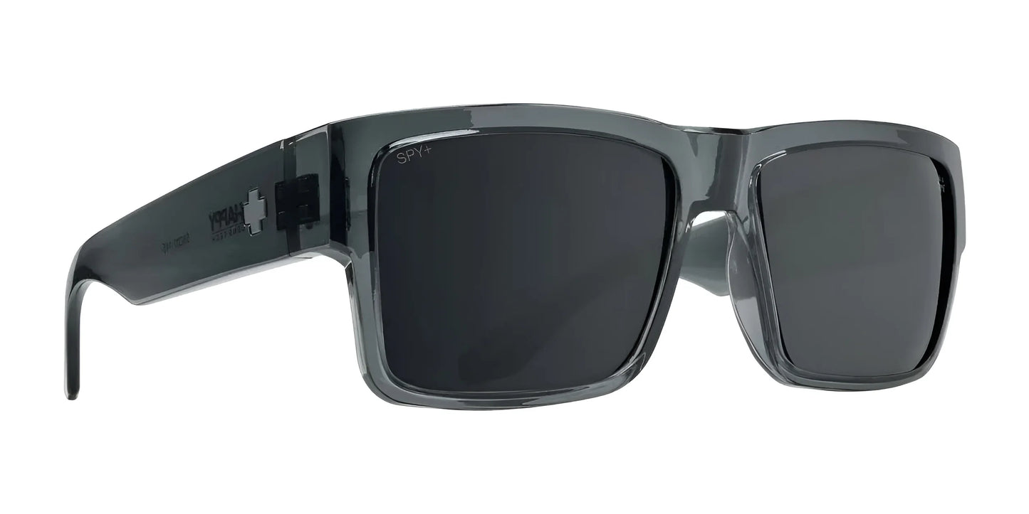 SPY CYRUS Sunglasses Translucent Gunmetal / Happy Gray Gunmetal Spectra Mirror