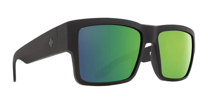 SPY CYRUS Sunglasses Black Matte / Happy Bronze Polar with Green Spectra