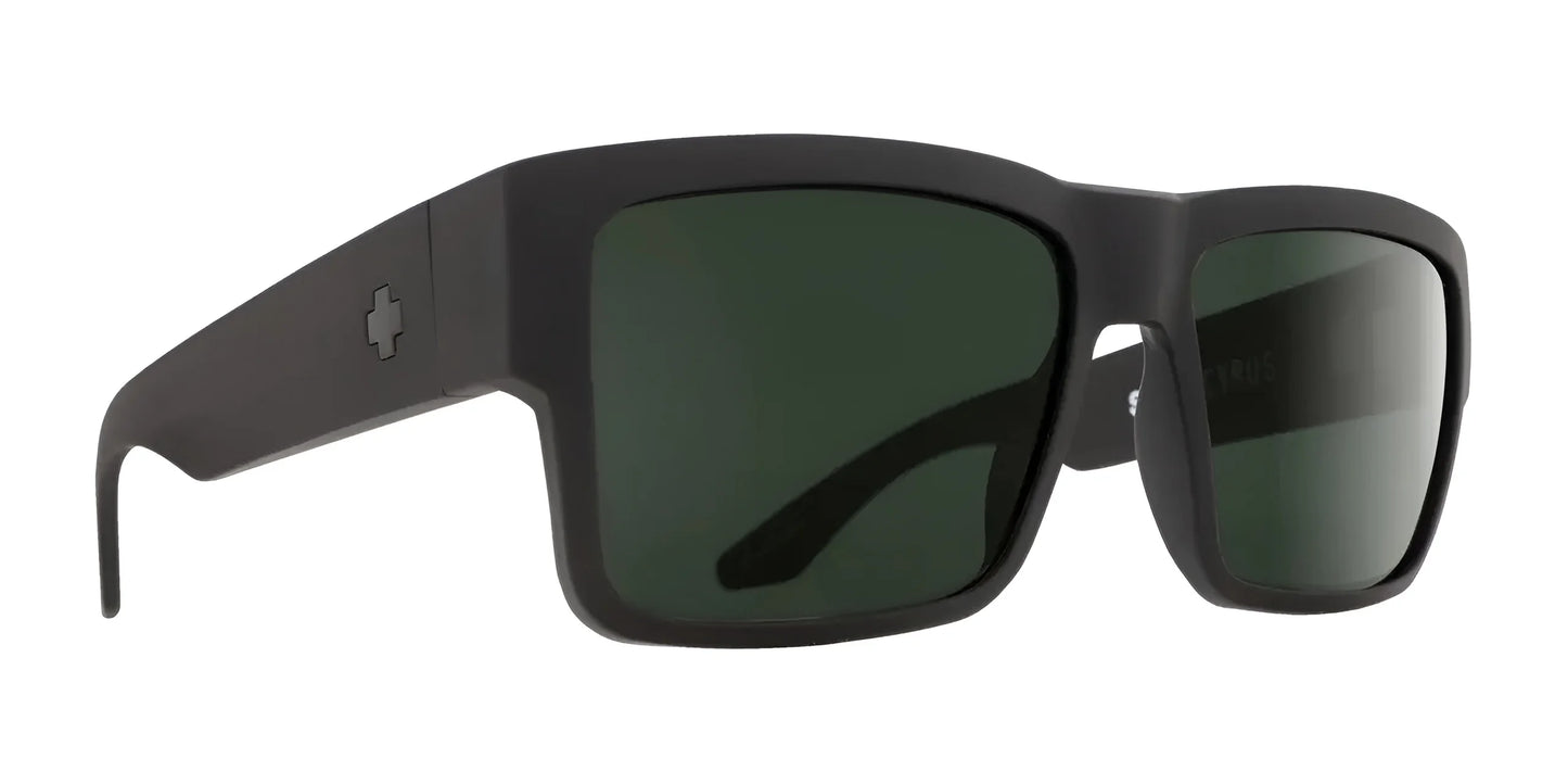 SPY CYRUS Sunglasses Matte Black / Happy Gray Green