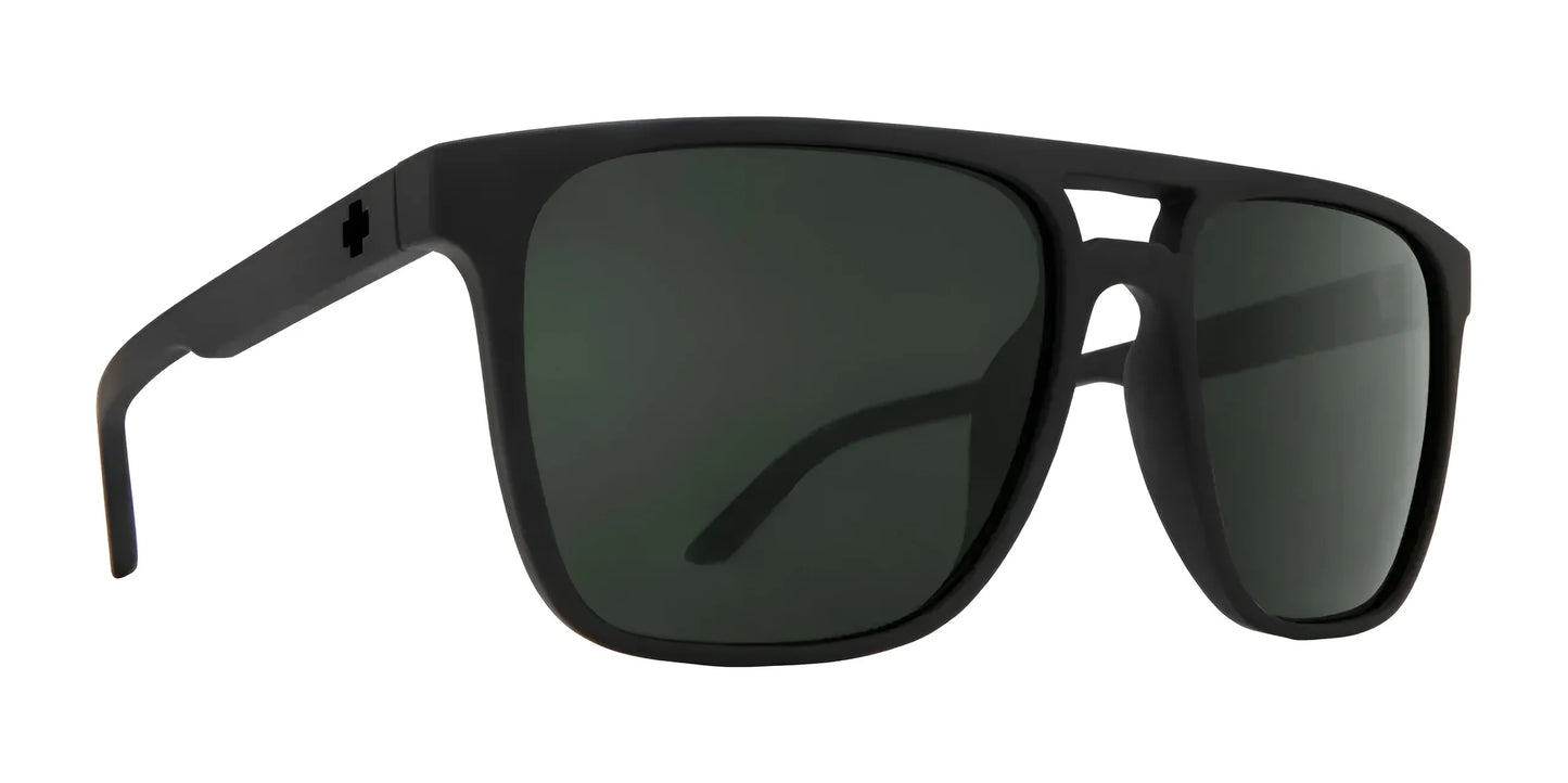SPY CZAR Sunglasses Matte Black / Happy Gray Green Polar