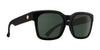 SPY DESSA Sunglasses | Size 56 / Soft Matte Black / Happy Gray Green