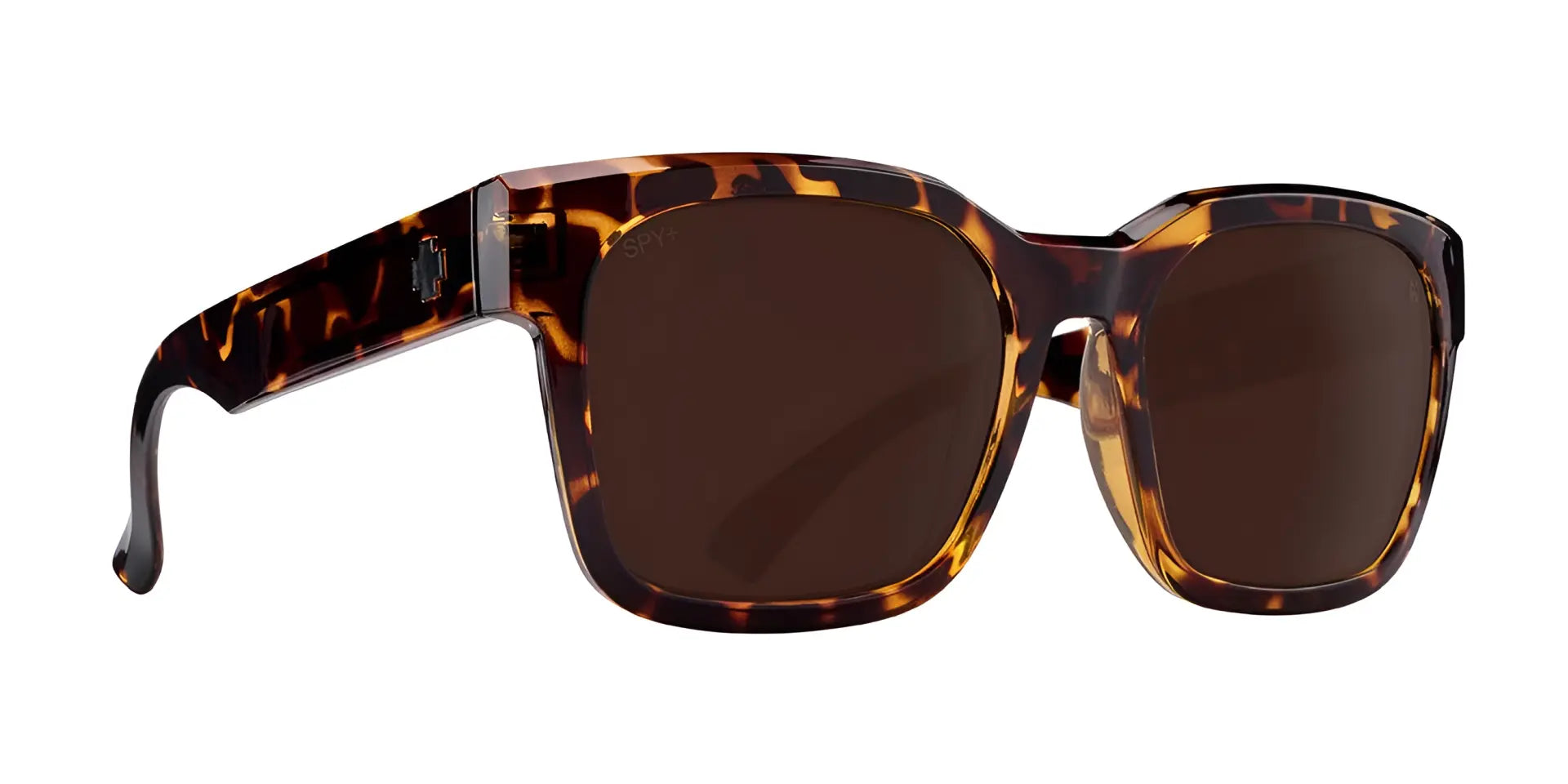 SPY DESSA Sunglasses Honey Tort / Happy Dark Brown