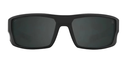 SPY Dirk Sunglasses Soft Matte Black / Happy Boost Polar Black Mirror