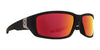 SPY DIRTY Mo Sunglasses | Size 61 / Black Soft Matte / Happy Gray Green