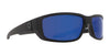 SPY DIRTY Mo Sunglasses | Size 61 / Black Matte / Happy Bronze Polar with Blue Spectra