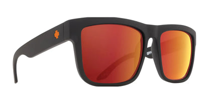 SPY DISCORD Sunglasses SPY + Dale Jr Matte Black / Happy & Orange Spectra Mirror