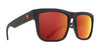 SPY DISCORD Sunglasses | Size 57 / SPY + Dale Jr Matte Black / Happy Gray Green with Orange Spectra Mirror