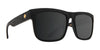 SPY DISCORD Sunglasses | Size 57 / Matte Black Leopard / Happy Gray Green with Light Silver Spectra Mirror