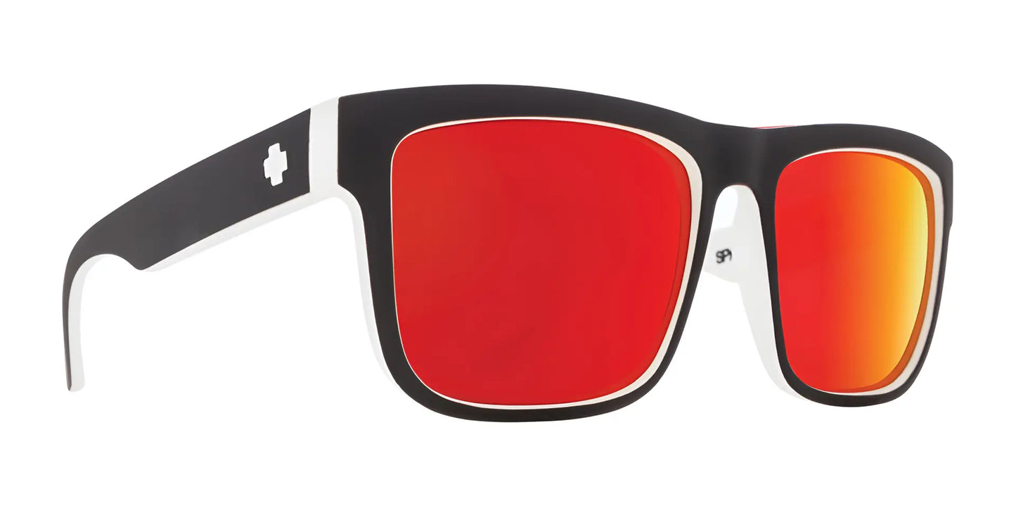 SPY DISCORD Sunglasses Whitewall / HD Plus Grey Green & Red Spectra Mirror