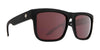 SPY DISCORD Sunglasses | Size 57 / Black Matte / HD Plus Rose Polar with Silver Light Spectra Mirror