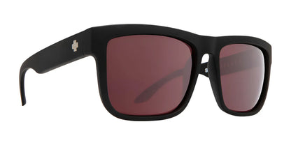 SPY DISCORD Sunglasses Black Matte / HD Plus Rose Polar with Silver Light Spectra Mirror