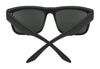 SPY DISCORD Sunglasses | Size 57 / Black / HD Plus Grey Green