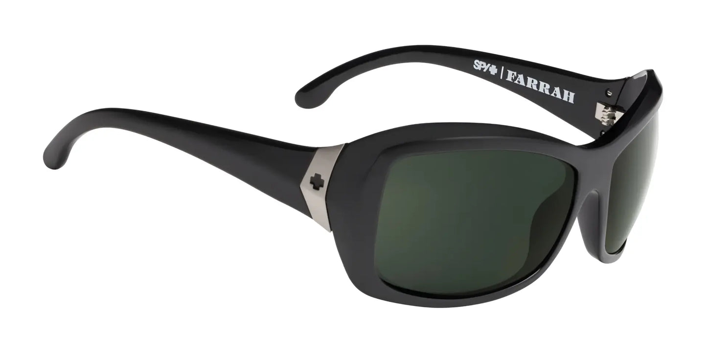 SPY FARRAH Sunglasses Black / Happy Grey Green Polar