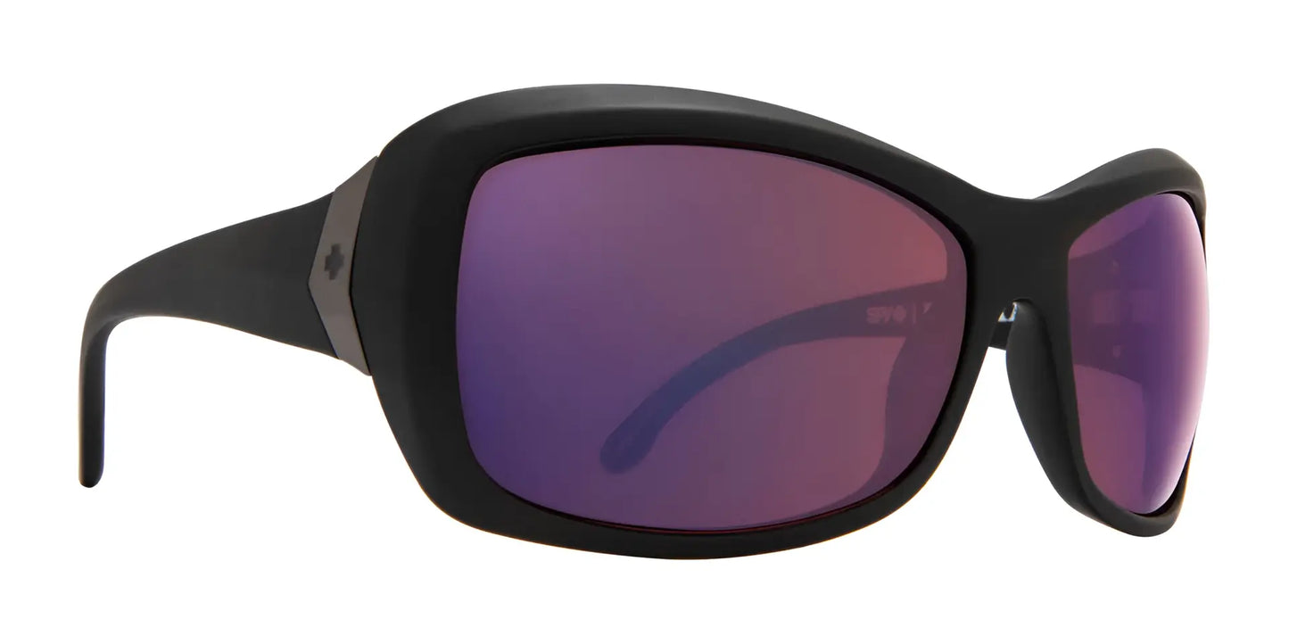 SPY FARRAH Sunglasses Black Matte / Happy Rose Polar with Midnight Spectra