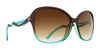 SPY FIONA Sunglasses | Size 63 / Mint Chip Fade / Happy Bronze Fade
