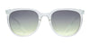 SPY FIZZ Sunglasses | Size 54 / Clear / Green Sunset Fade
