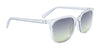 SPY FIZZ Sunglasses | Size 54 / Clear / Green Sunset Fade