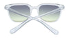 SPY FIZZ Sunglasses | Size 54 / Clear / Green Sunset Fade