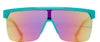 SPY FLYNN 50/50 Sunglasses | Size 134 / 25th Anniv Black Gold Matte / Happy Bronze with Gold Spectra Mirror