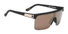 SPY FLYNN 50/50 Sunglasses | Size 134 / 25th Anniv Black Gold Matte / Happy Bronze with Gold Spectra Mirror