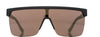 SPY FLYNN 50/50 Sunglasses | Size 134 / 25th Anniv Black Gold Matte / Happy Bronze with Gold Spectra Mirror